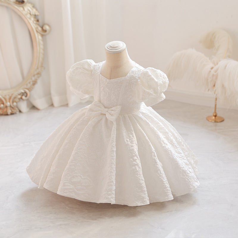 Elegant Princess Fairy A-line Toddler Dress with Bowknot – Party & Flower Girl Outfit