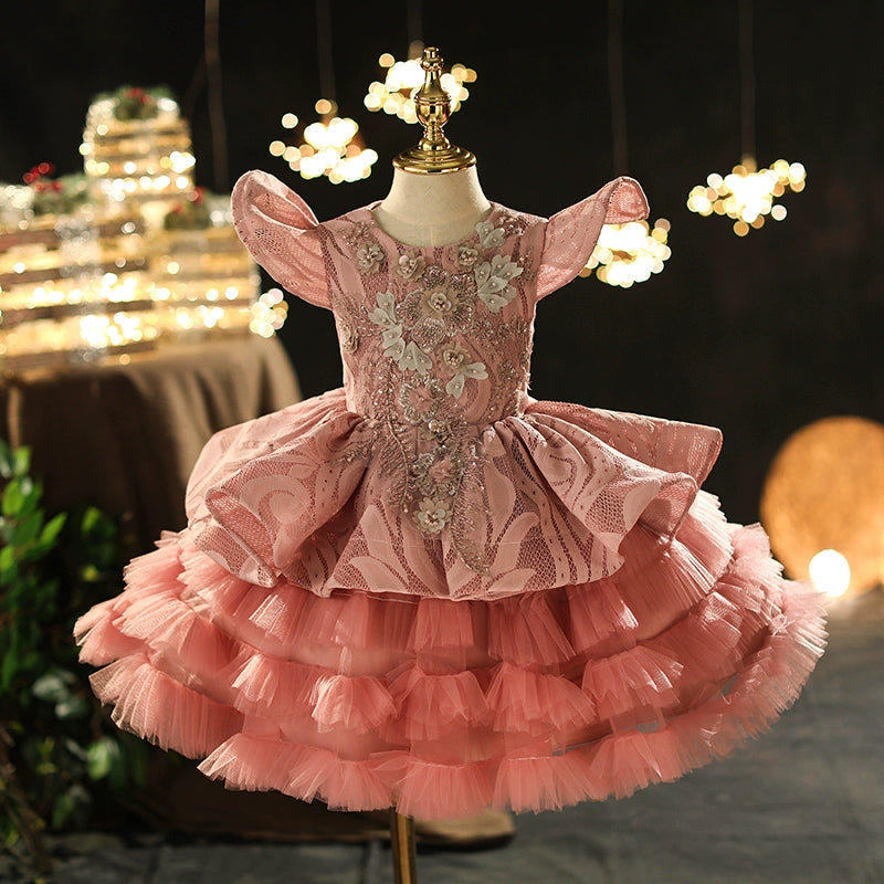 floral pink puffy dress Pink Floral Puff Sleeve Mini Dress - Floral Dresses