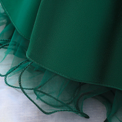 A-line Bowknot Party Dress for Baby Girls – Toddler Wedding & Birthday Outfit