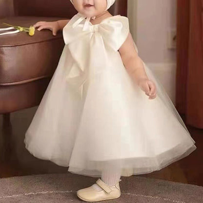Cute A-line Princess Dress with Bowknot for Girls – Perfect for Parties and Weddings