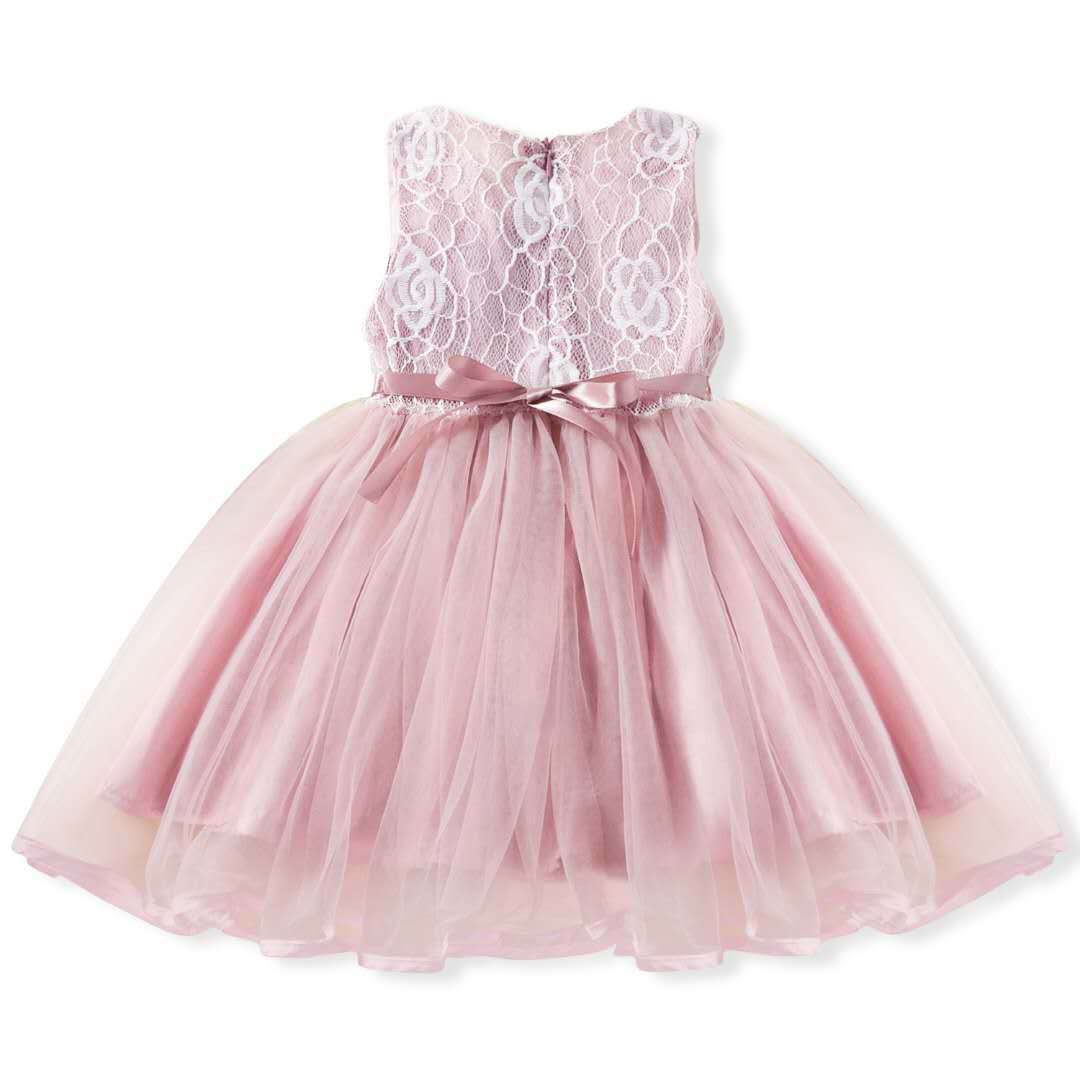 A-Line Lace Flower Girl Dress – Cute & Playful Kids Party Dress