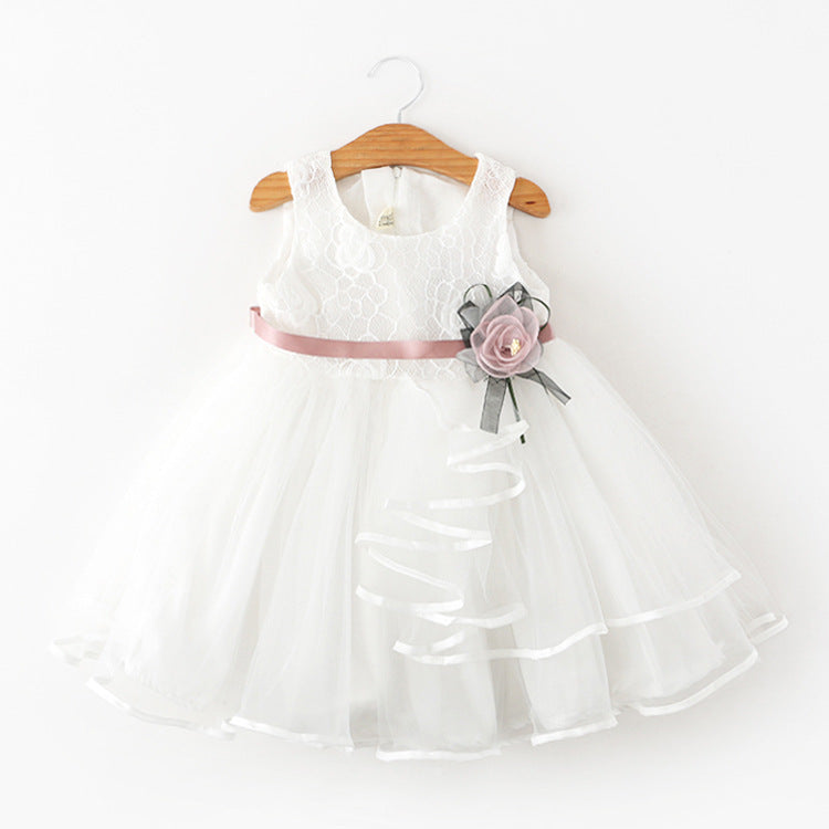 A-Line Lace Flower Girl Dress – Cute & Playful Kids Party Dress