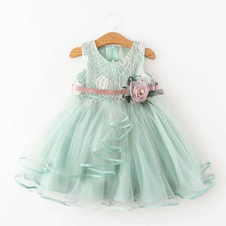 A-Line Lace Flower Girl Dress – Cute & Playful Kids Party Dress