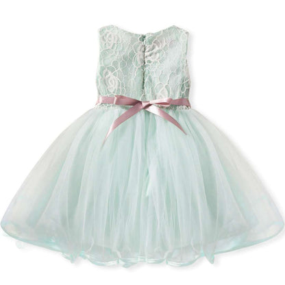 A-Line Lace Flower Girl Dress – Cute & Playful Kids Party Dress