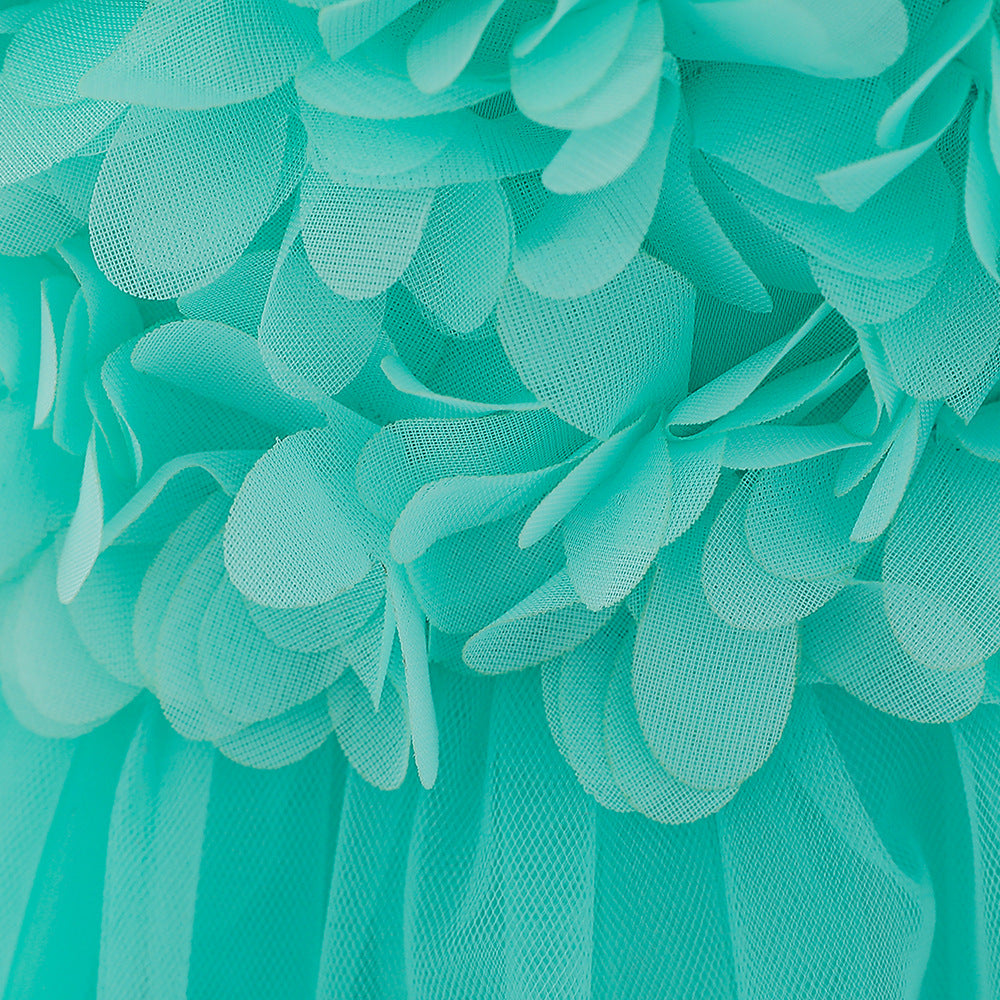 Cute Baby Girl Tulle Princess Dress with Flower Embroidery – Formal Toddler Party Dress