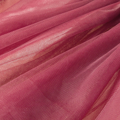 Burgundy Tulle Flower Girl Dress – Baby Birthday & Party Outfit | A-Line Tea Length