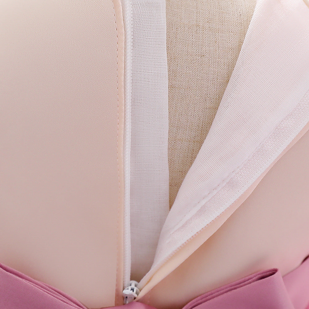 Toddler Princess Dress with Bow – Tulle A-line Birthday Party Dress