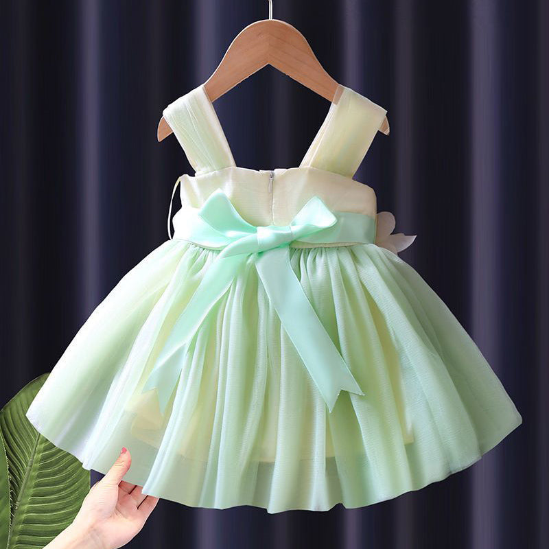 Adorable Off Shoulder Tulle Flower Girl Dress for Special Occasions