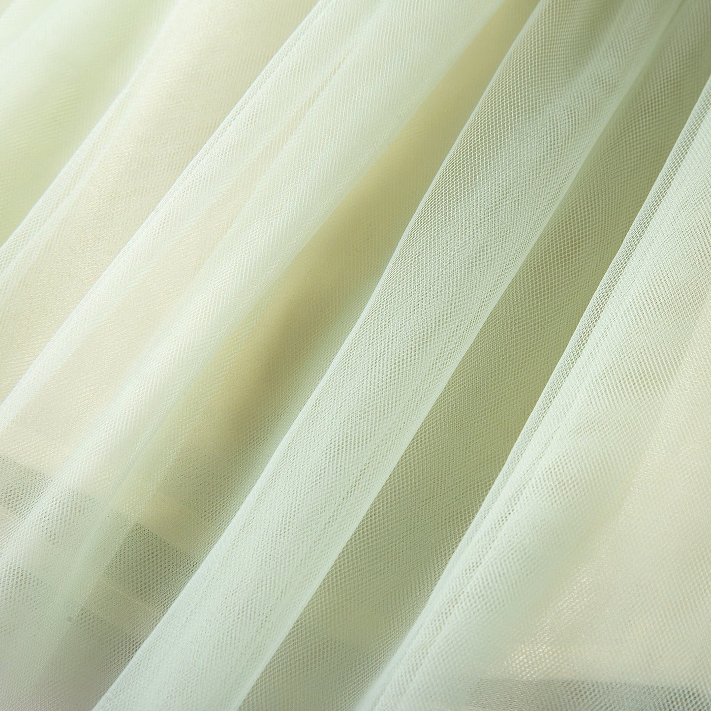 Cute Green Tulle Flower Girl Dress – Tea Length Tiered Skirt for Party & Wedding