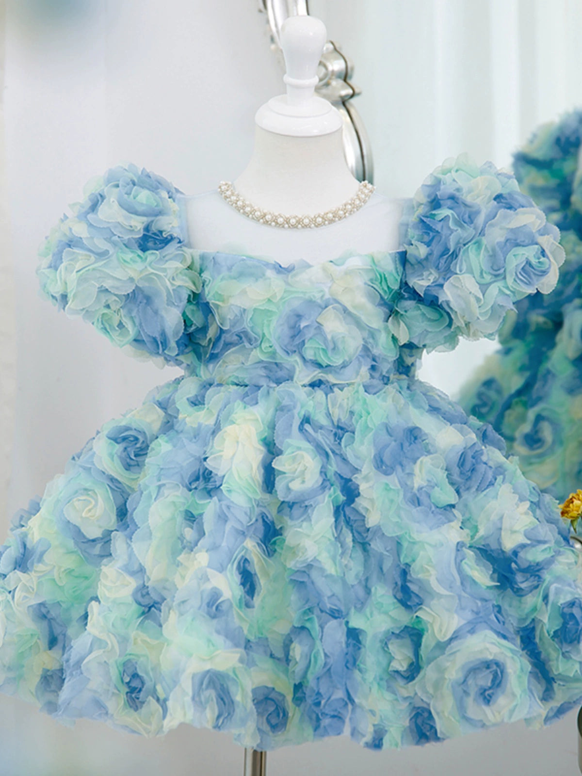 Light Blue Puffy Tulle Princess Dress for Girls Light Blue Puffy Tulle Princess Dress for Girls