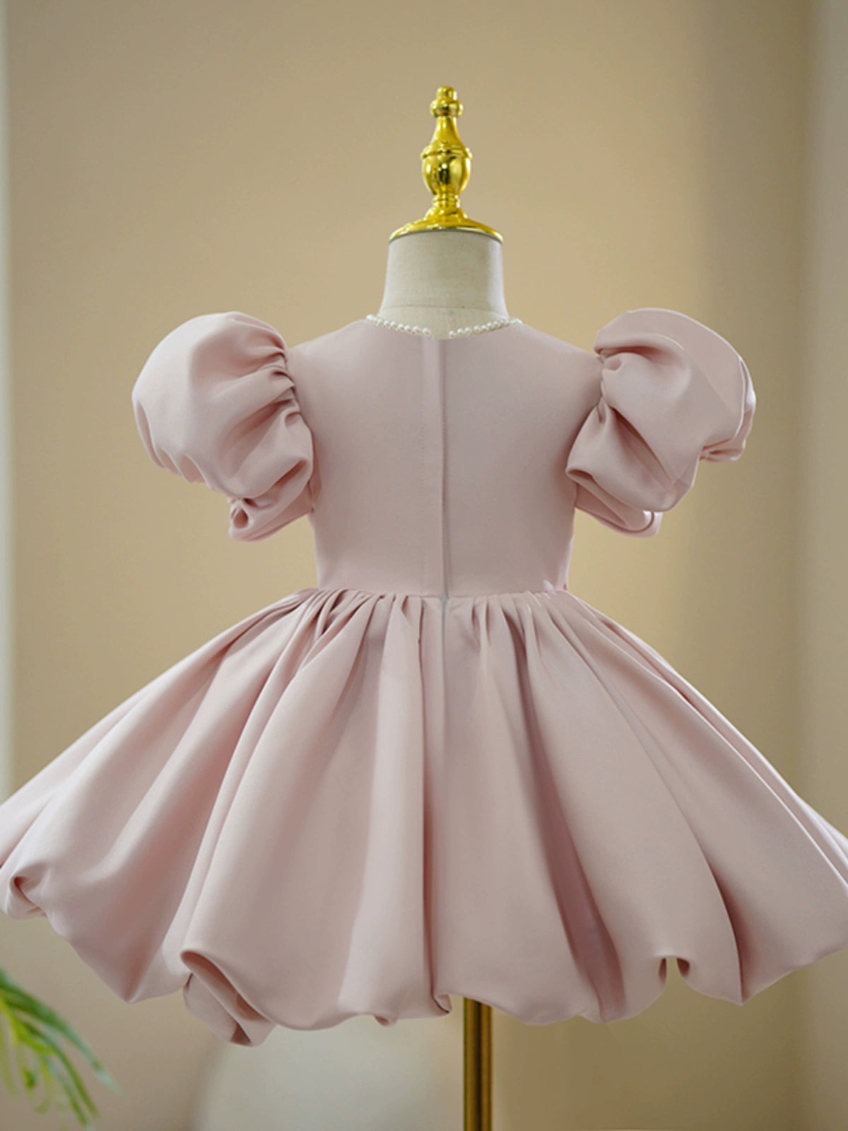 Light Pink Satin Princess Ball Gown Dress for Girls - Light Pink / 3-4 Years (110cm) - Fleur Kids Light Pink Satin Princess Ball Gown Dress for Girls - Light Pink / 3-4 Years (110cm) - Fleur Kids