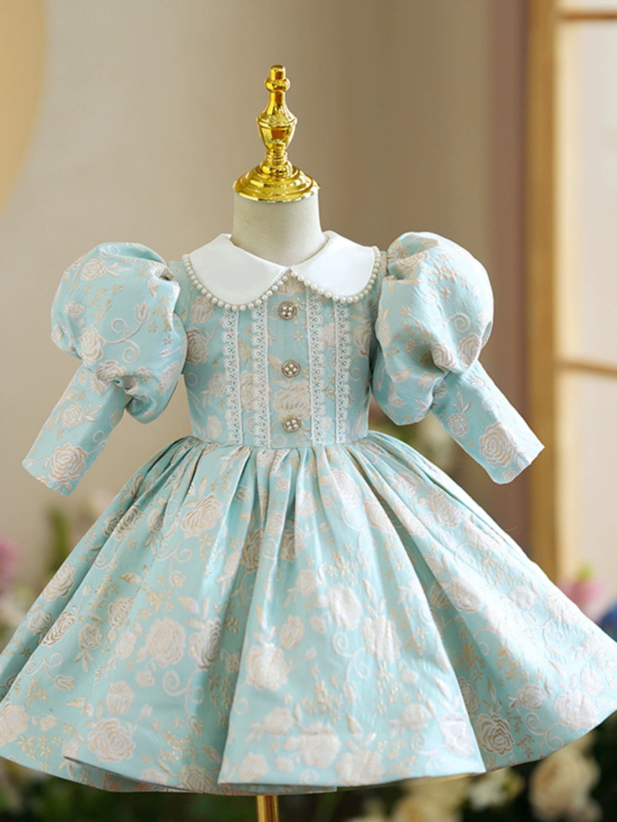 mint green girls dress Girls Birthday Dress Audrey Dress