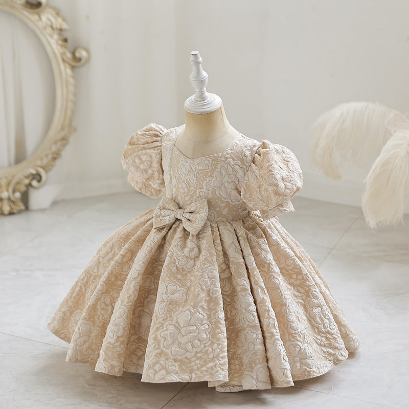 Elegant Princess Fairy A-line Toddler Dress with Bowknot – Party & Flower Girl Outfit