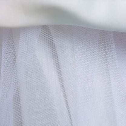 A-line Princess Tulle Dress with Flowers for Girls – Floor-Length Fairy Costume