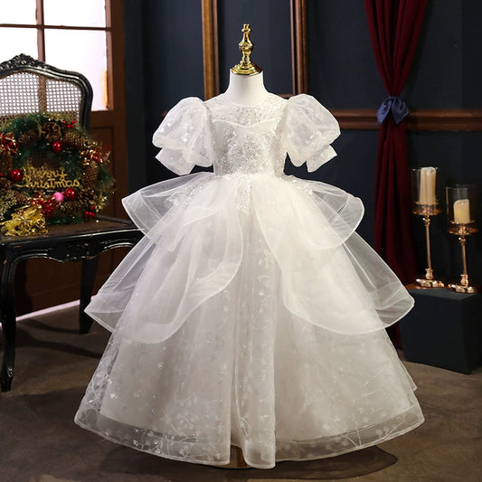 Maxi / Floor Length First Communion Dresses for Girls | Elegant & Modest FleurKids Maxi / Floor Length First Communion Dresses for Girls | Elegant & Modest FleurKids