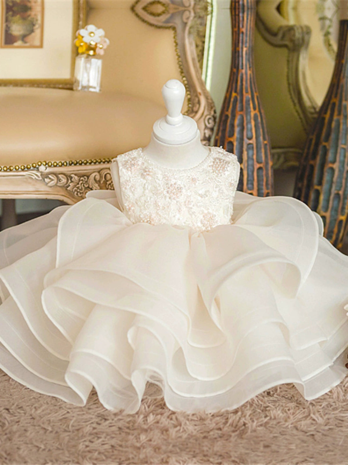 Princess Poofy Flower Girl Dresses Princess Puffy Ball Gown Flower