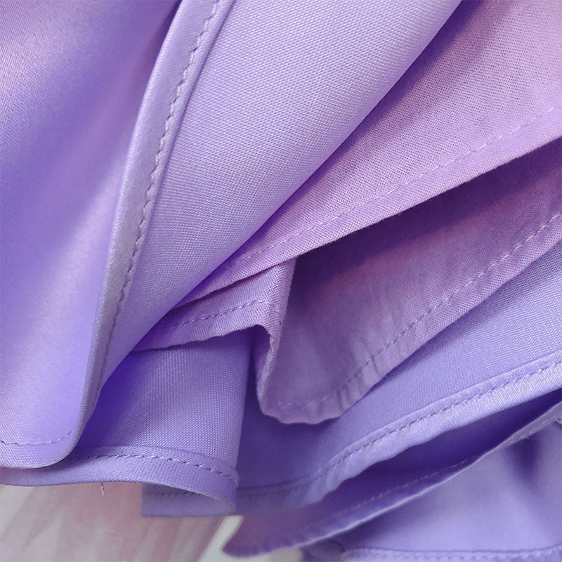 Purple Sequin Tulle Princess Dress for Girls - Party, Wedding & Special Occasion