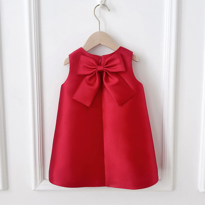 Cute Sequin A-Line Flower Girl Party Dress | Tea Length Formal Dress for Kids