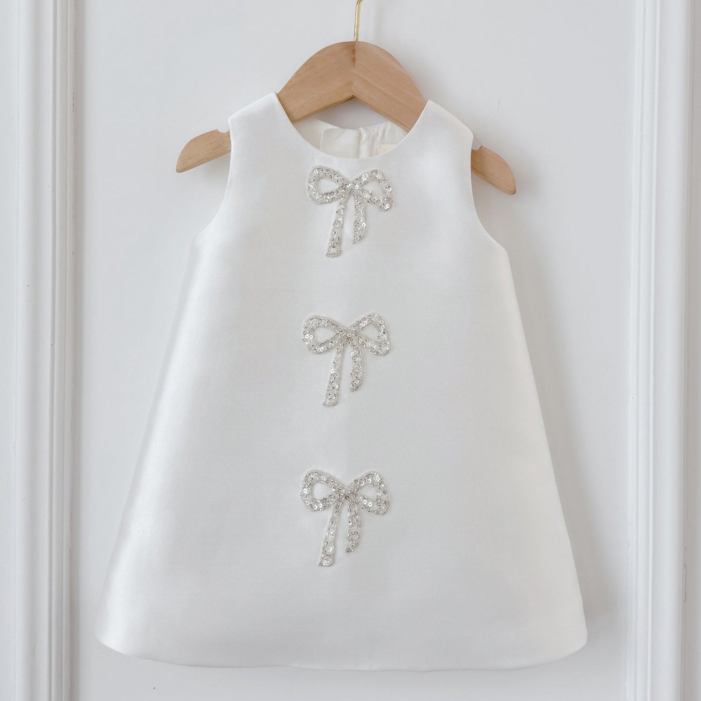 Cute Sequin A-Line Flower Girl Party Dress | Tea Length Formal Dress for Kids