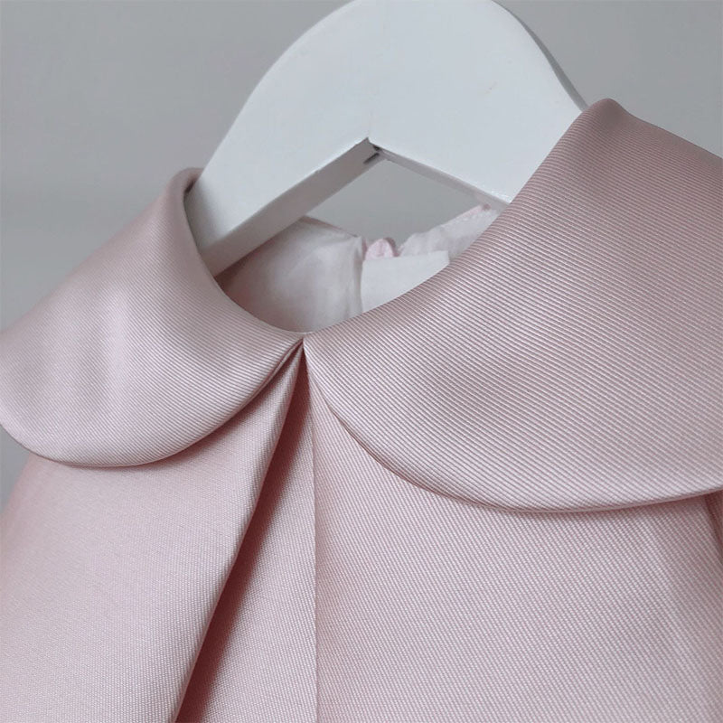 Sleeveless Satin A-Line Tea Length Party Dress for Girls – Princess Birthday & Flower Girl Gown