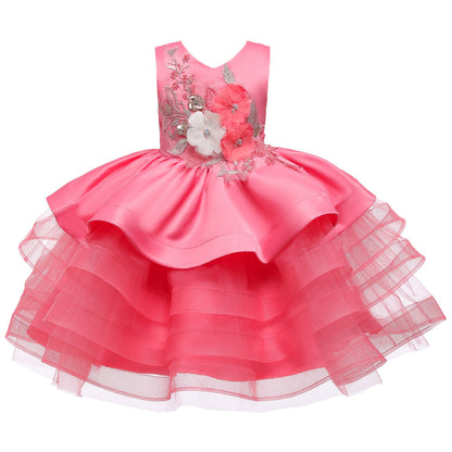Puffy Ball Gown Flower Girl Dress for Baby & Toddler | Summer Princess Party Dress