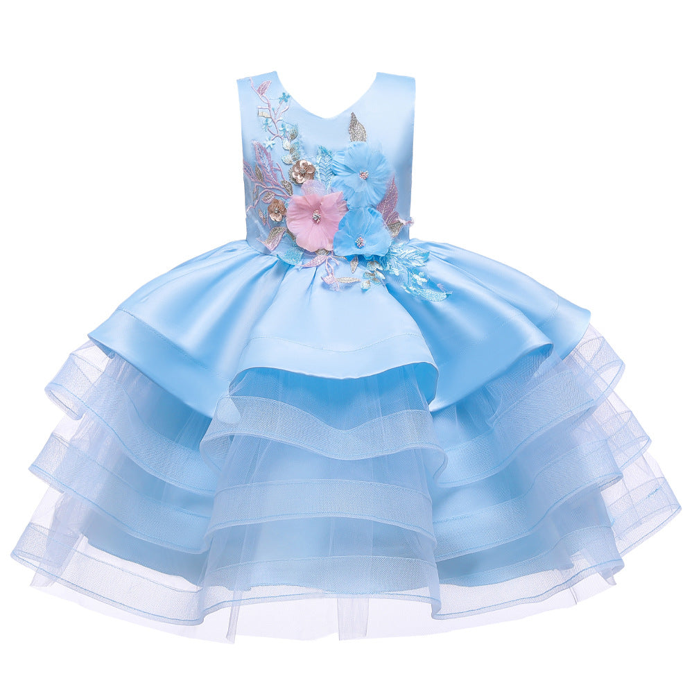 Puffy Ball Gown Flower Girl Dress for Baby & Toddler | Summer Princess Party Dress