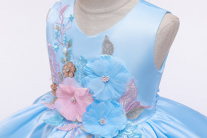 Puffy Ball Gown Flower Girl Dress for Baby & Toddler | Summer Princess Party Dress