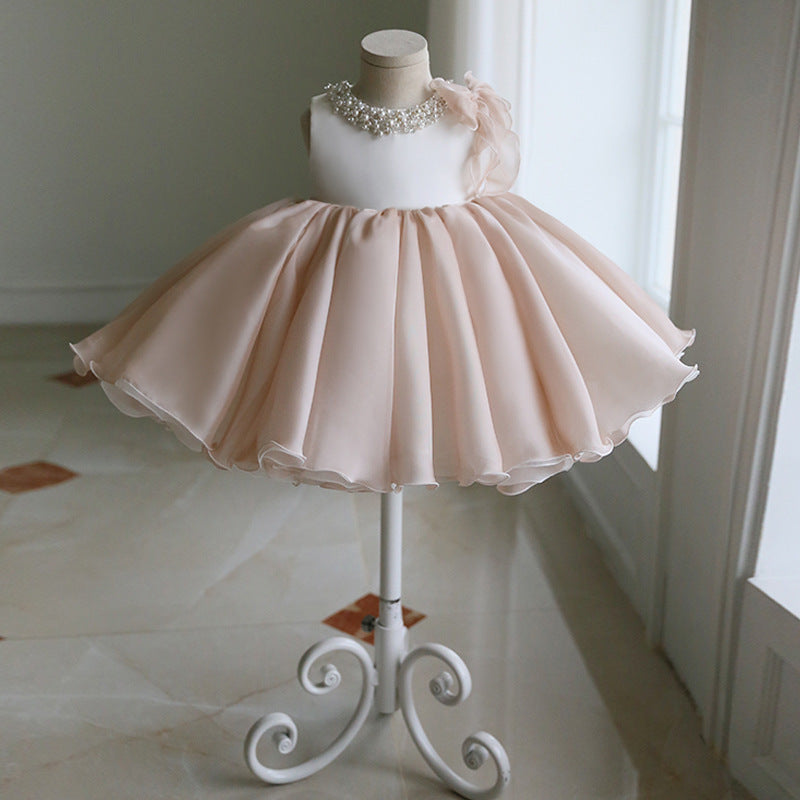 Toddler Light Pink Sequin Tiered Party Dress - Light Pink / 12-18 Months (80cm) - Fleur Kids Toddler Light Pink Sequin Tiered Party Dress - Light Pink / 12-18 Months (80cm) - Fleur Kids